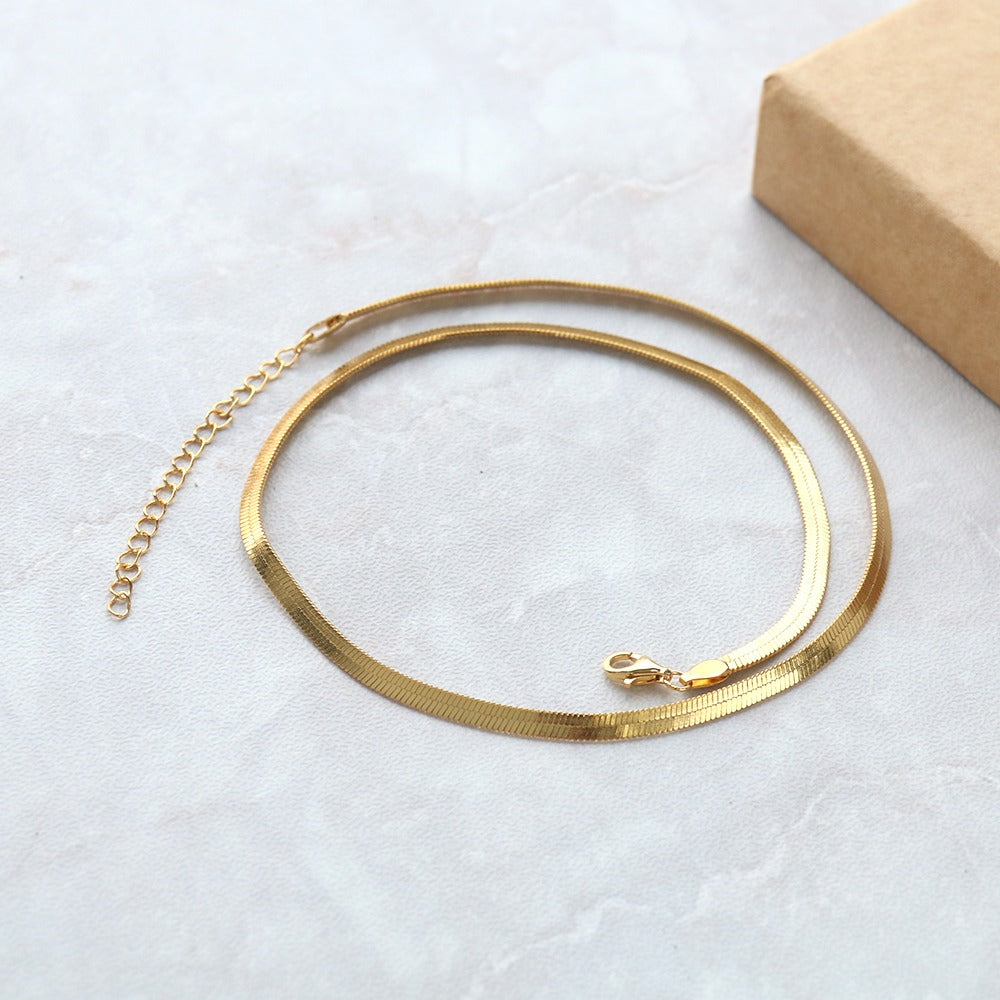 Snake Charmer Necklace 3mm in GOLD