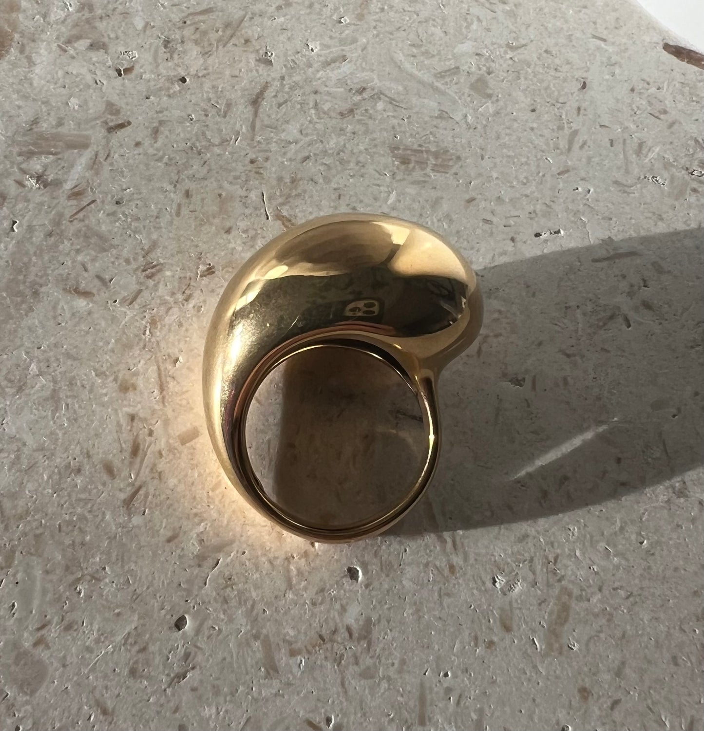 Tahlia Teardrop Ring in GOLD