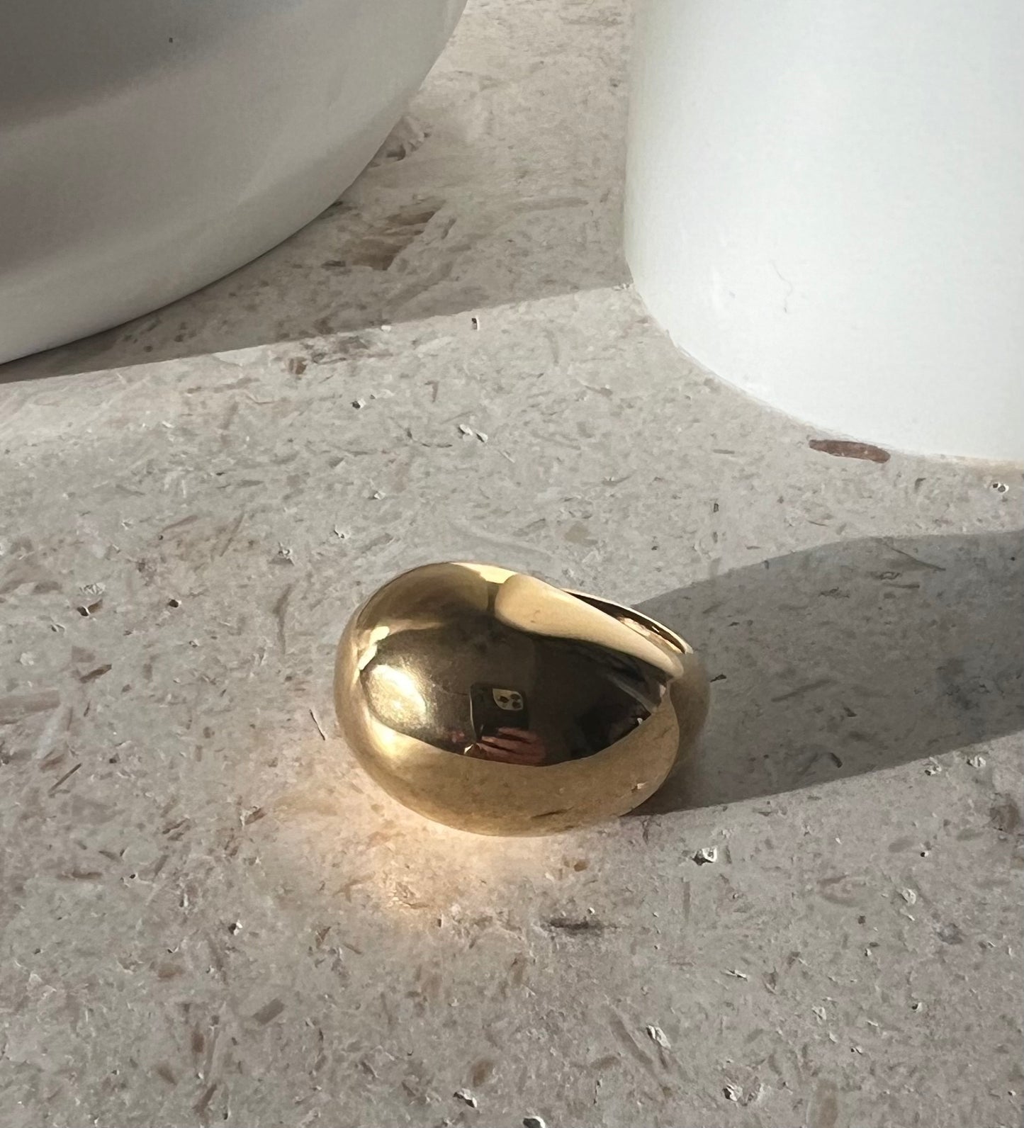 Tahlia Teardrop Ring in GOLD