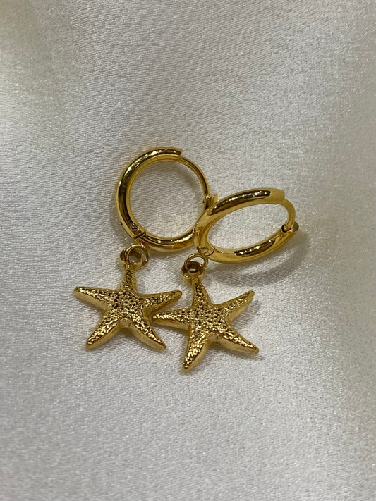 Starzy Hoop Earrings in GOLD
