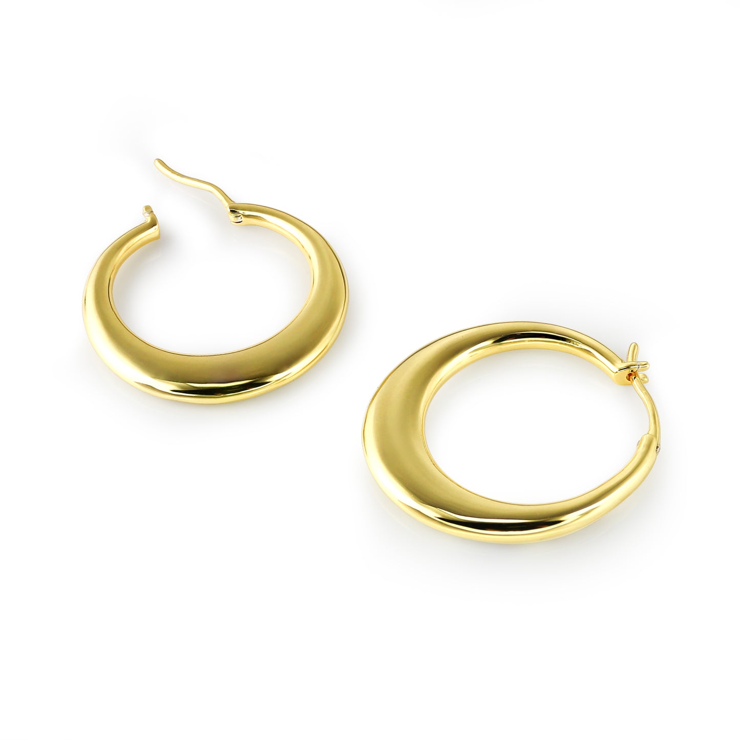 Ebe Hoops in GOLD